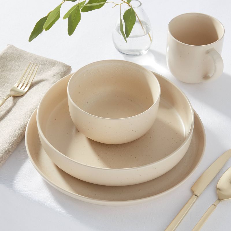 10 Strawberry Street Matte Wave Stoneware Side Bowls 10oz White - Set of 6