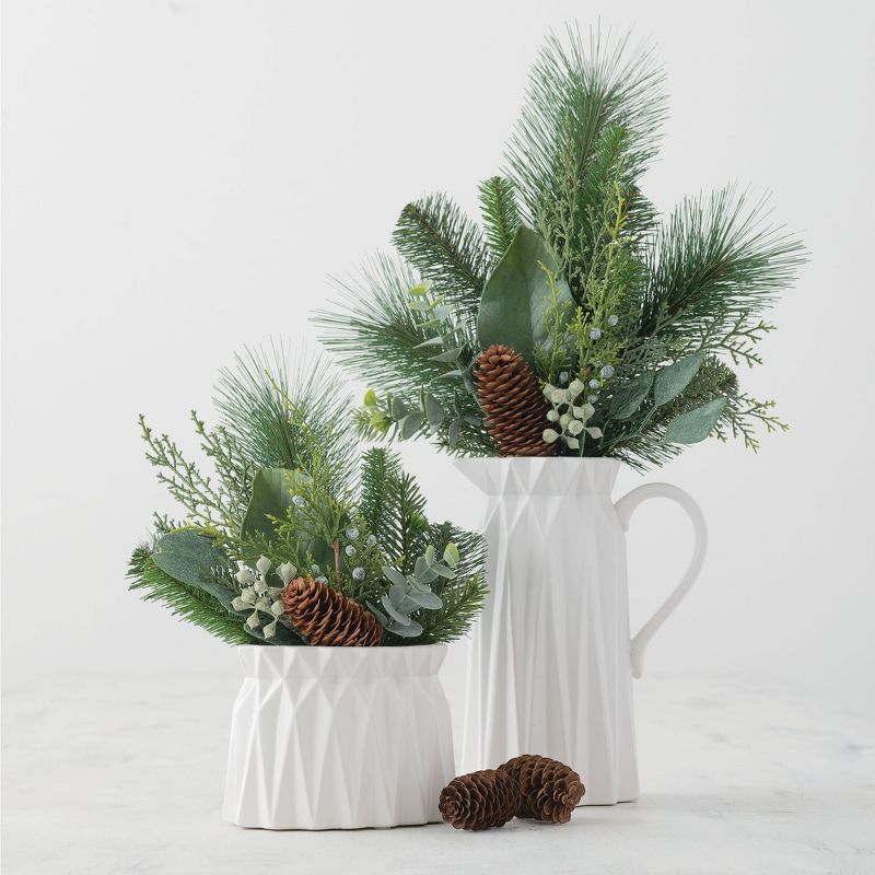 Sullivans Origami Bowl Container 4.5"H White