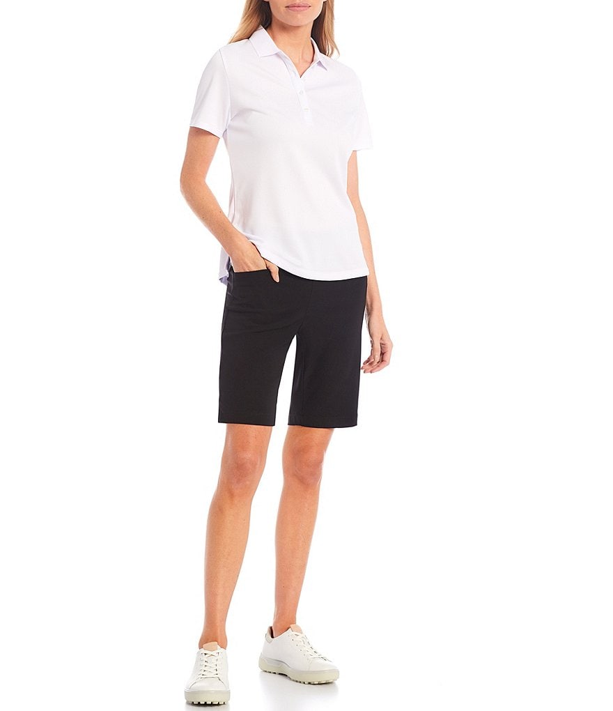 Callaway Short Sleeve Essential Solid Swing Tech&trade; Opti-Dri&trade; Polo Top
