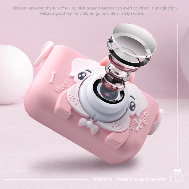 Q9 Children Digital Camera Mini Cartoon Toy Camera, Style:Dual Cameras