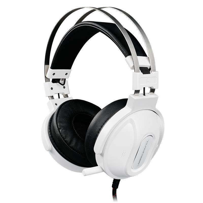 Thunderobot H71 Desert Storm ANC Wired 7.1 Channel 132db High Sensitivity Quad Driver Units Automatic Noise Canceller Gaming Headset - White