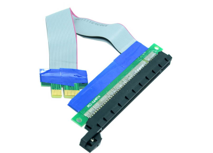 19cm PCI-E Express 1X To 16X Riser Card Extender Extension Ribbon Flex Adapter Cable