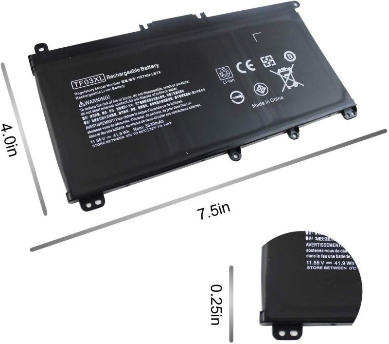 TF03XL Laptop Battery Compatible for HP Pavilion 15-CC 15-CD Series 15-cc060wm 15-cc152od 15-cc055od 15-cd040wm 17-AR007CA 17-AR050WM HSTNN-LB7J 920070-855 920070-421