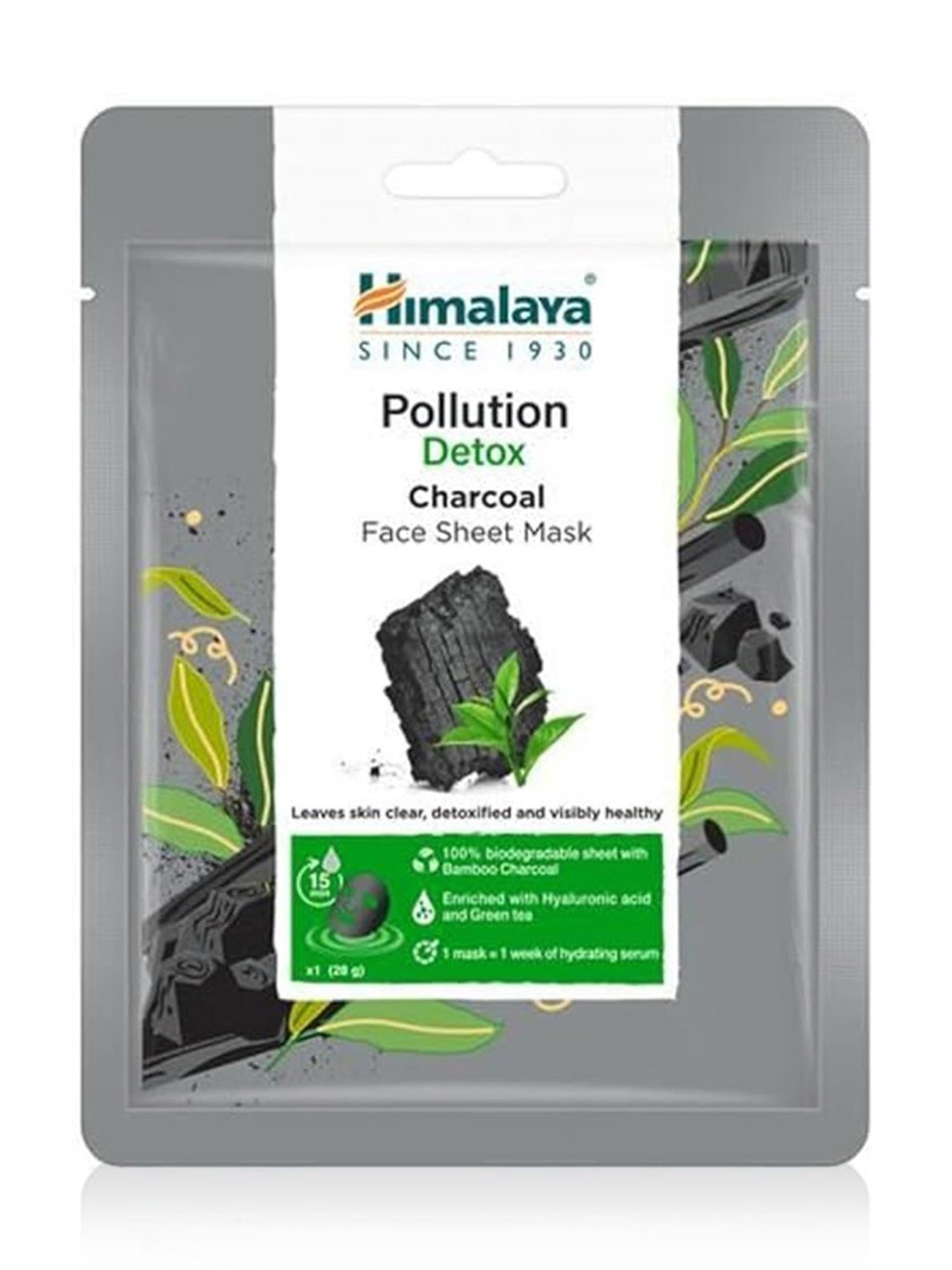 Himalaya Pollution Detox Charcoal Face Sheet Mask