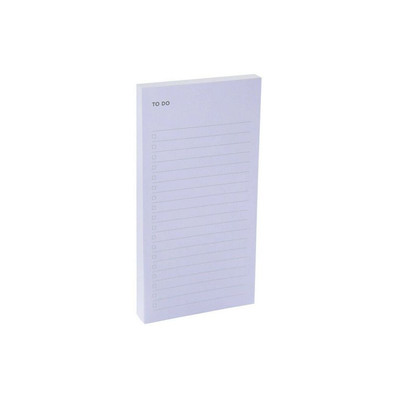 Post-it 3"x6" List Notepad - Light Blue