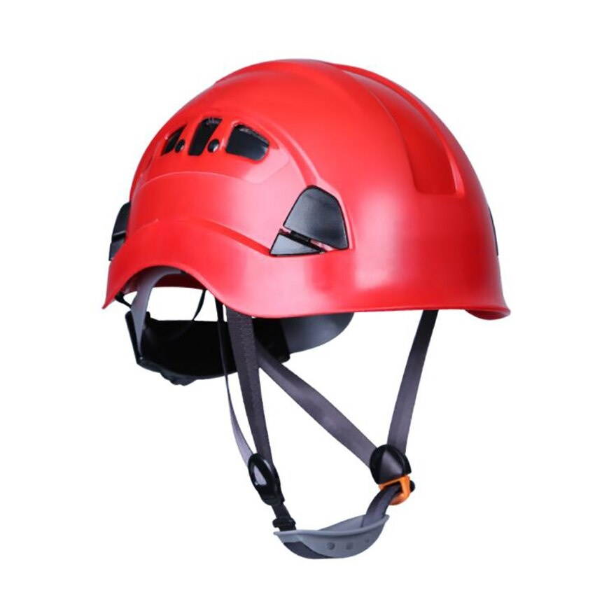 Ventilated Safety Hard Hat - Adjustable ABS Climbing Helmet - 6-Point Suspension, Perfect for Riding, Climbing and Construction