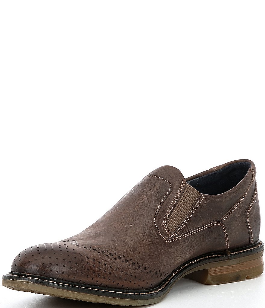 ECCO Track II Low Leather Oxfords