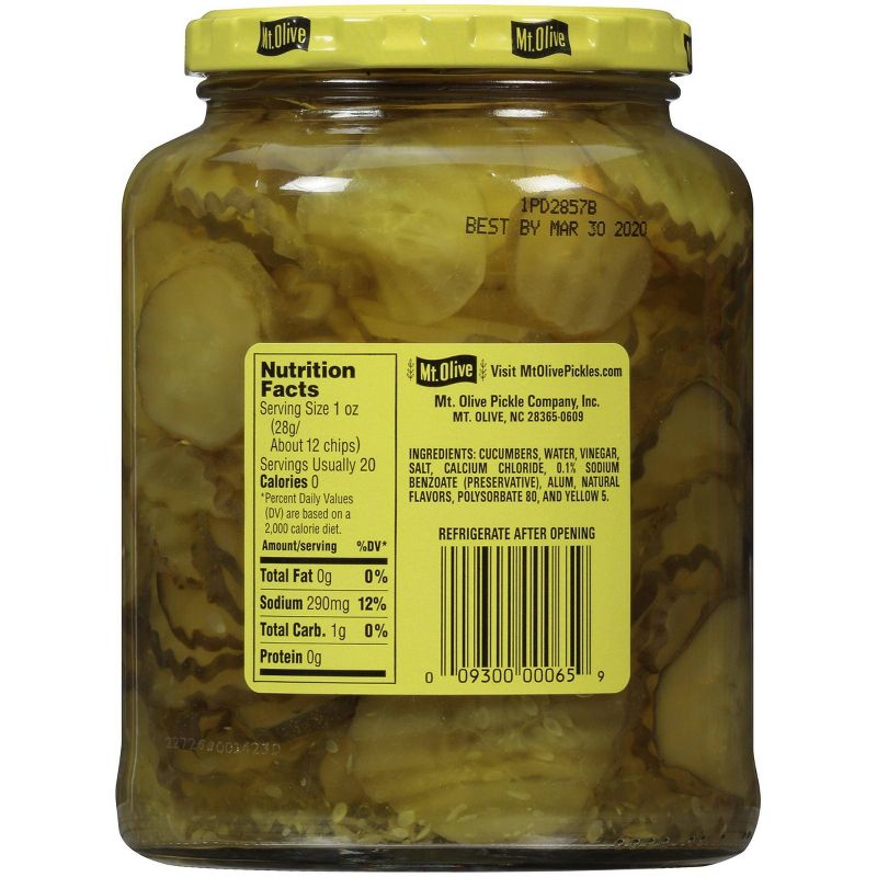 Mt. Olive Hamburger Dill Chips - 32oz