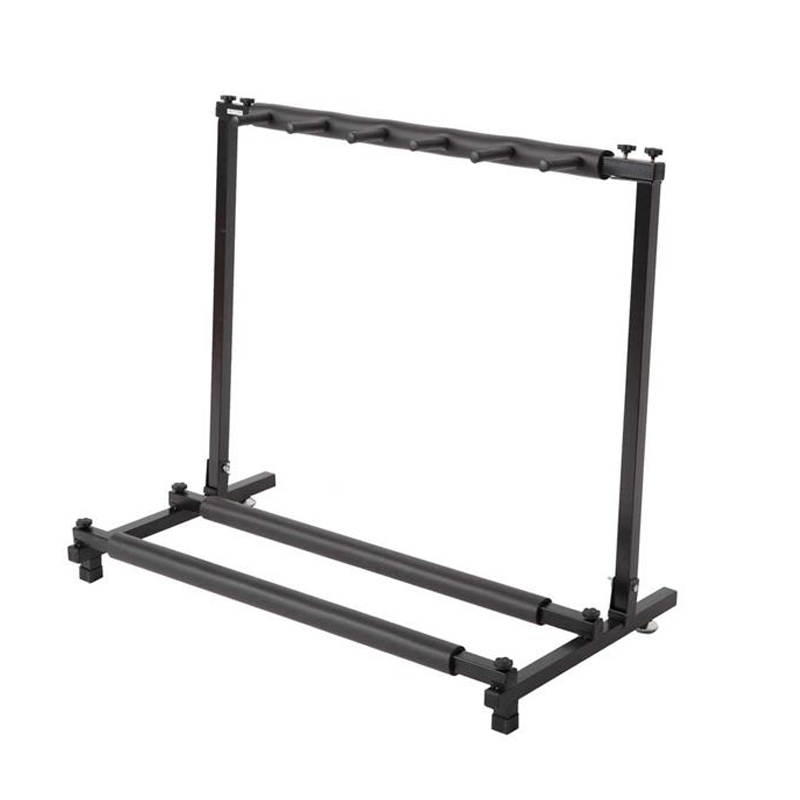 Guitar Stand 5 Holder Guitar Folding Stand Rack Band Stage Bass Acoustic Guitar