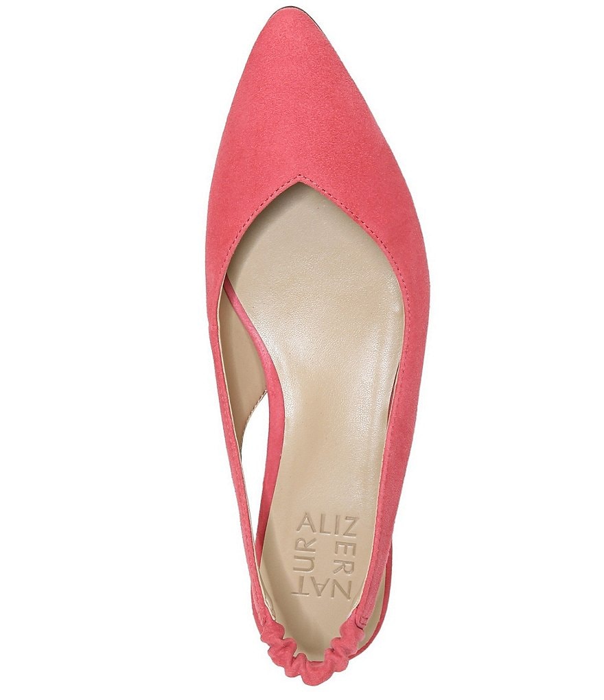 Naturalizer Halo Suede Slingback Flats