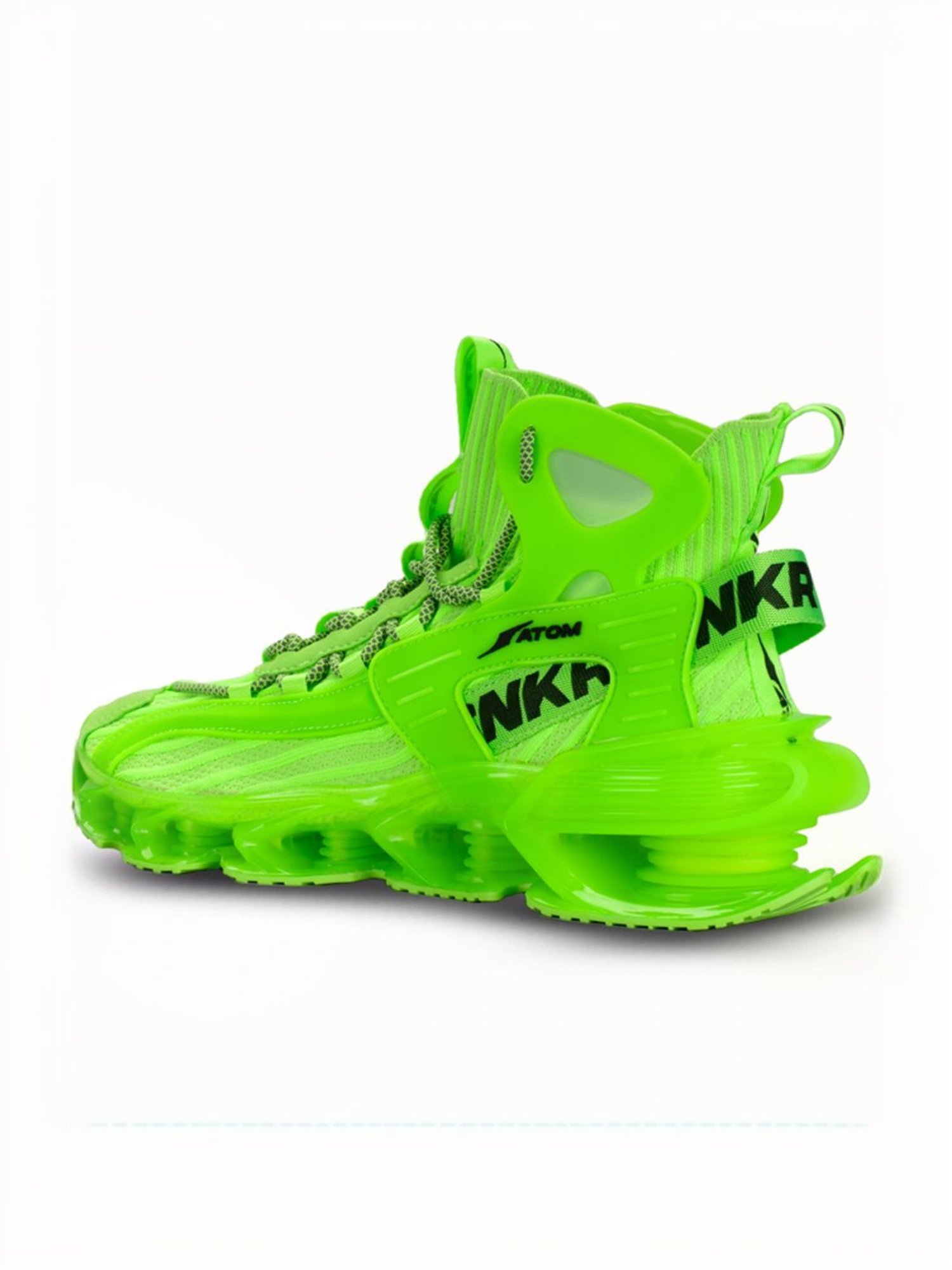 Atom Men's Alpha Predator Green Running Shoes