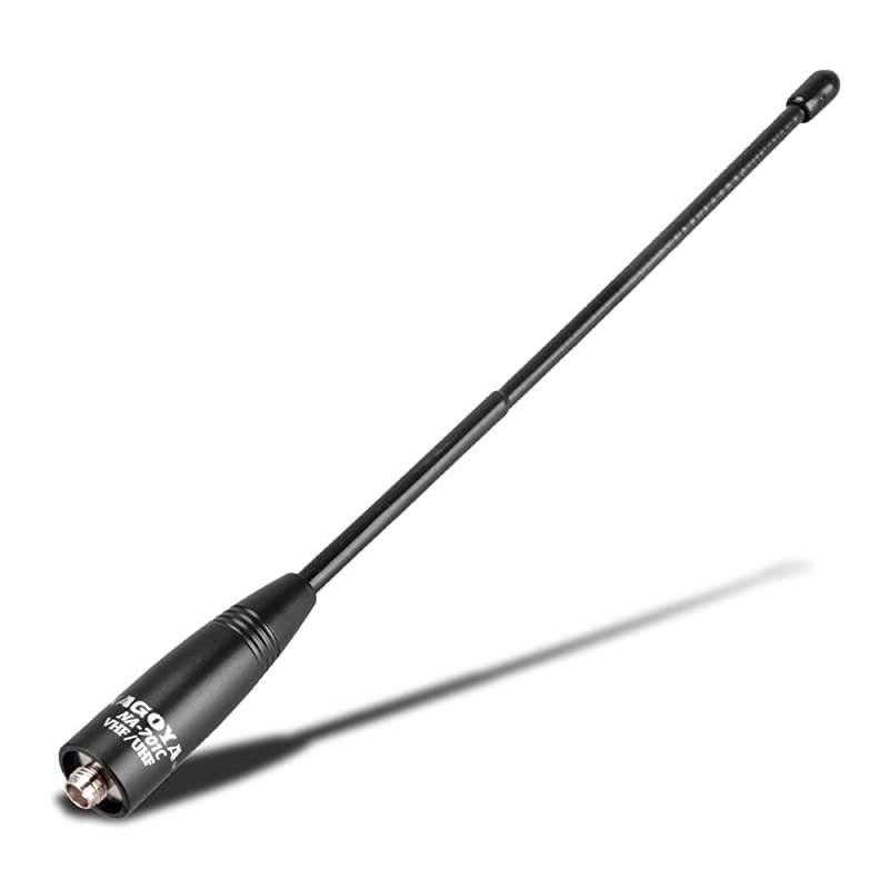 Authentic Genuine Nagoya NA-701C (Commercial Frequency Tuned) 8-Inch Whip VHF/UHF (155/455Mhz) Antenna SMA-Female for  and BaoFeng Radios