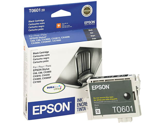 EPSON DURABrite Ultra T060120S Ink Cartridges - Black