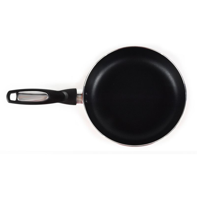 Gourmet Chef 8 Inch Non Stick Fry Pan with Induction Base - Red