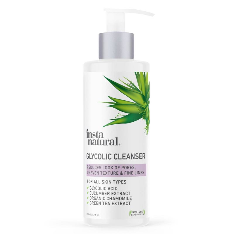 InstaNatural Glycolic Acid Face Wash – 6.7 fl oz