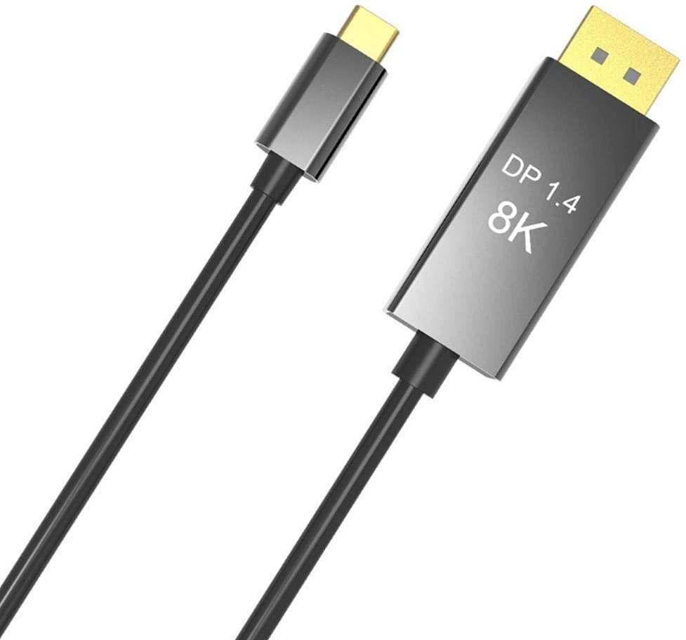 Simlug Aluminium Alloy Shell 7680x4320 Resolution Video Cable HD Cable Cable for HD Display HD Video for 8K Dispalyport