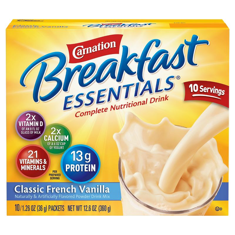 Carnation Instant Breakfast Powder French Vanilla - 12.6oz