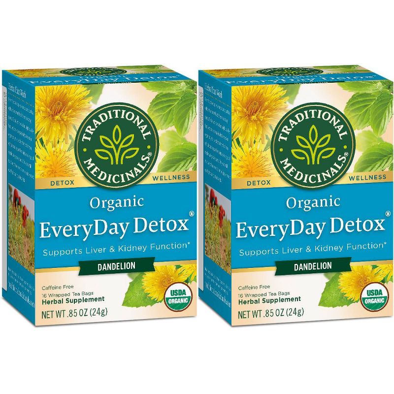 Traditional Medicinals EveryDay Detox Dandelion Organic Tea - 32ct