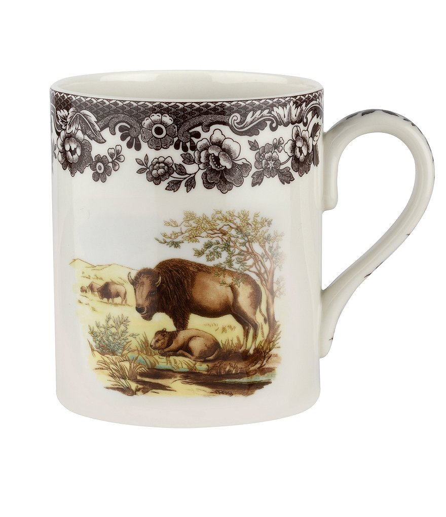 Spode Festive Fall Collection Woodland Bison Mug