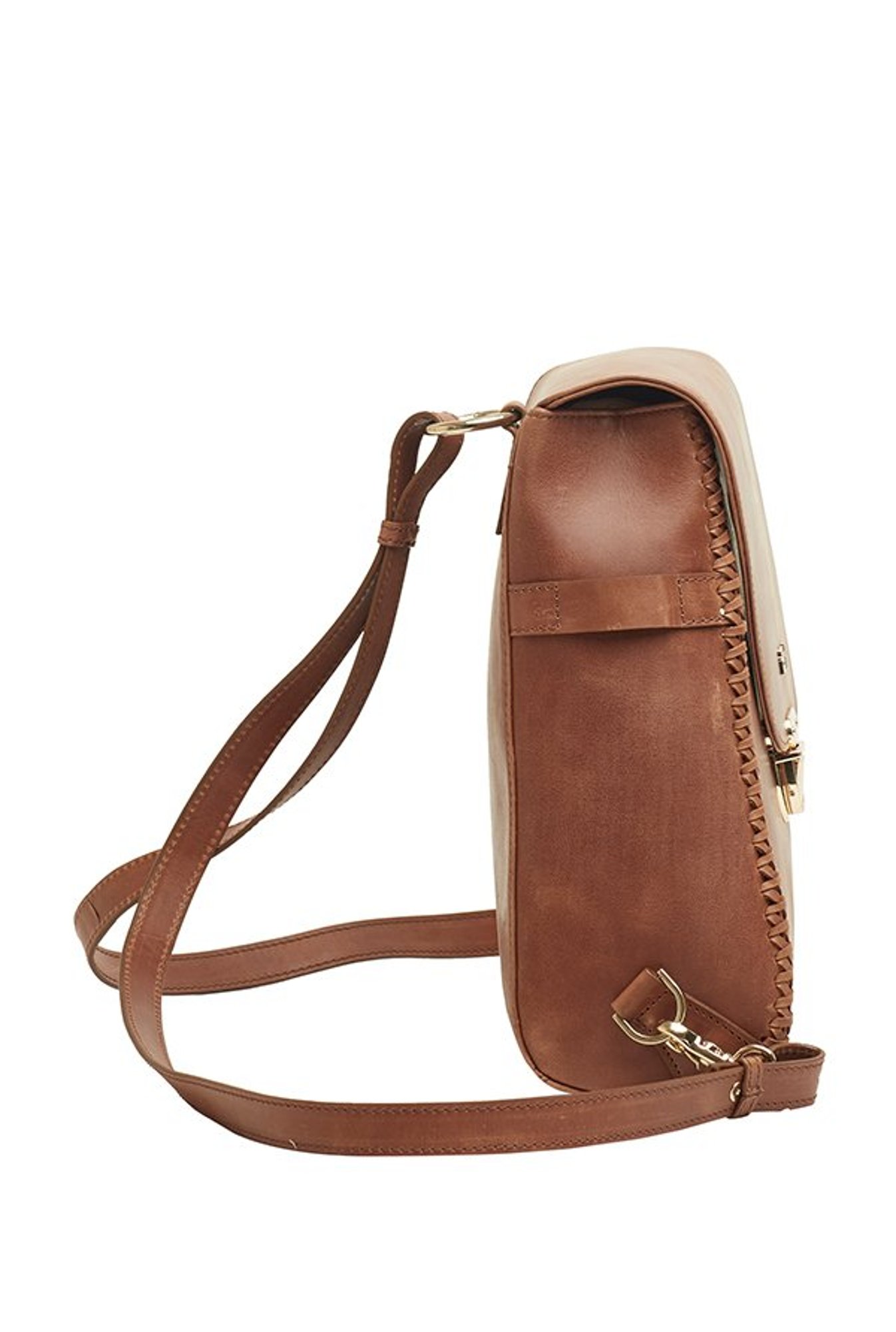 Tohl Tan Distressed Leather Backpack