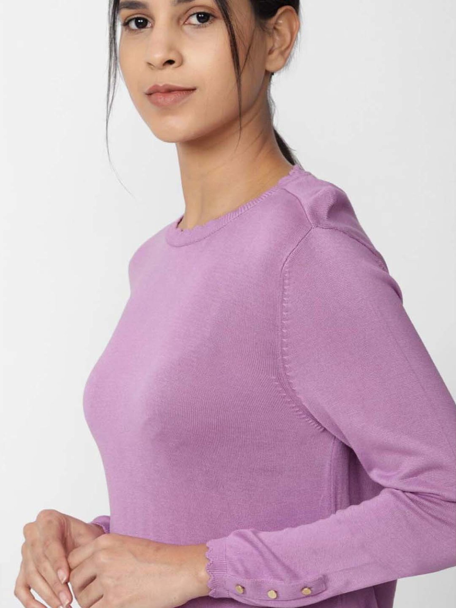 Van Heusen Purple Regular Fit Top