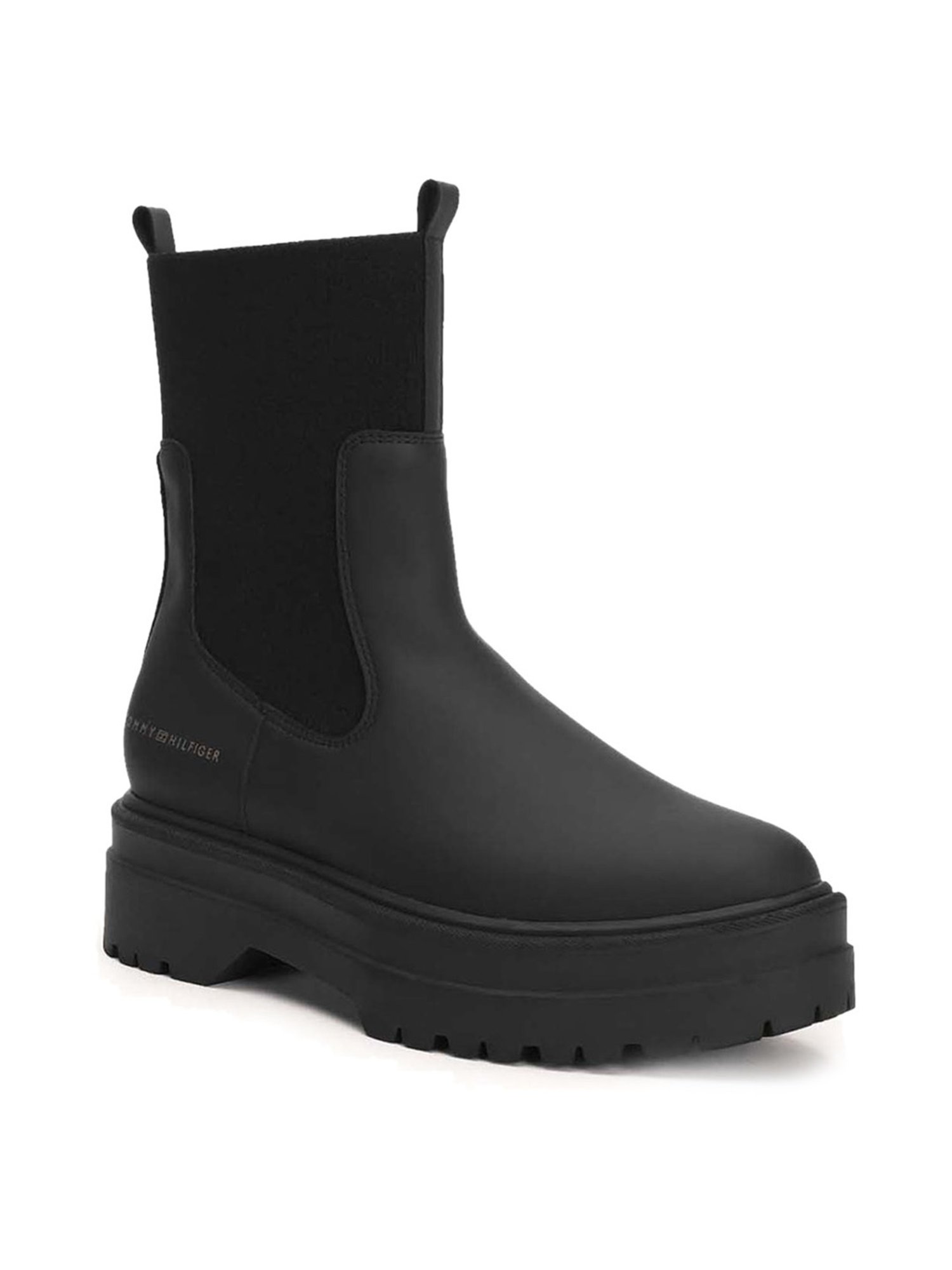 Tommy Hilfiger Women's Black Chelsea Boots
