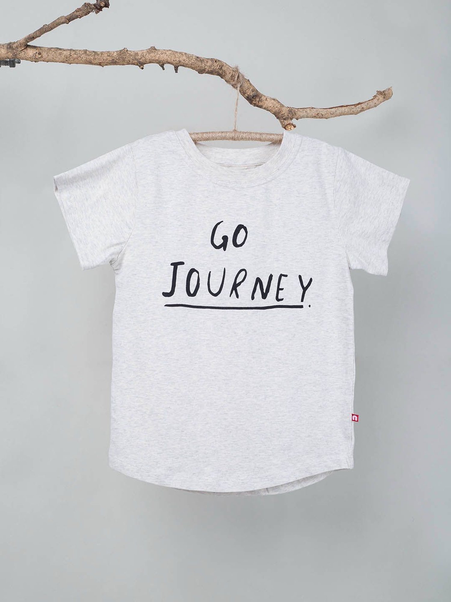 Nino Bambino Kids Grey Graphic Print T-Shirt