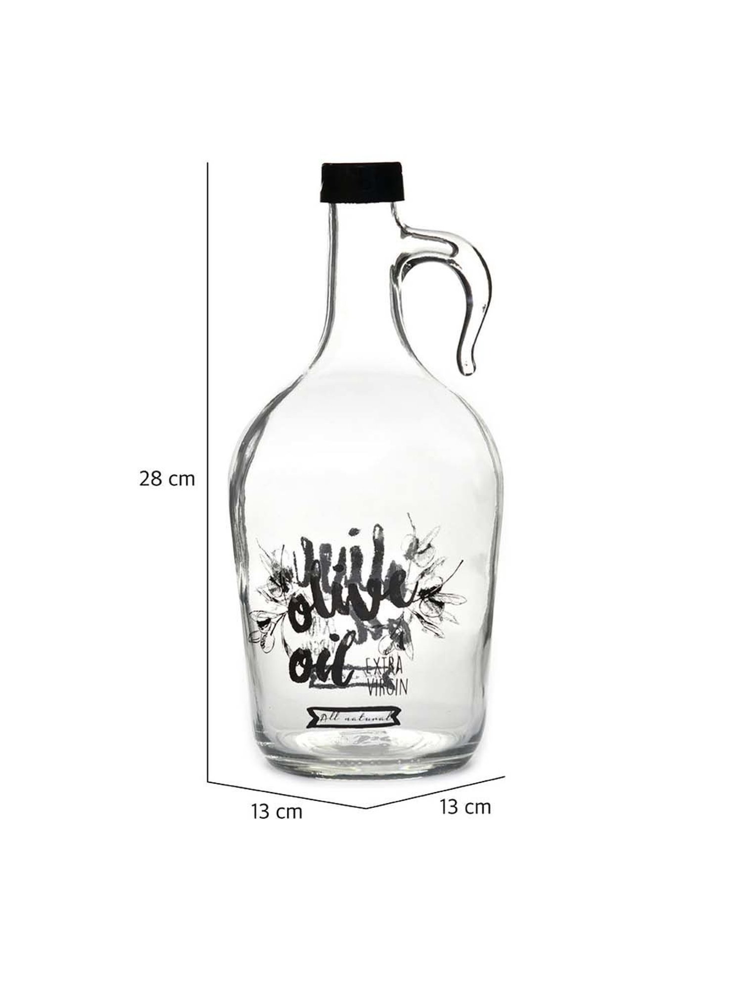 COLE & MASON White & Beige Ceramic Pourer - Set of 1