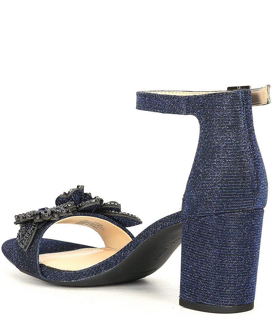Alex Marie Harlean Ornament Detail Block Heel Dress Sandals