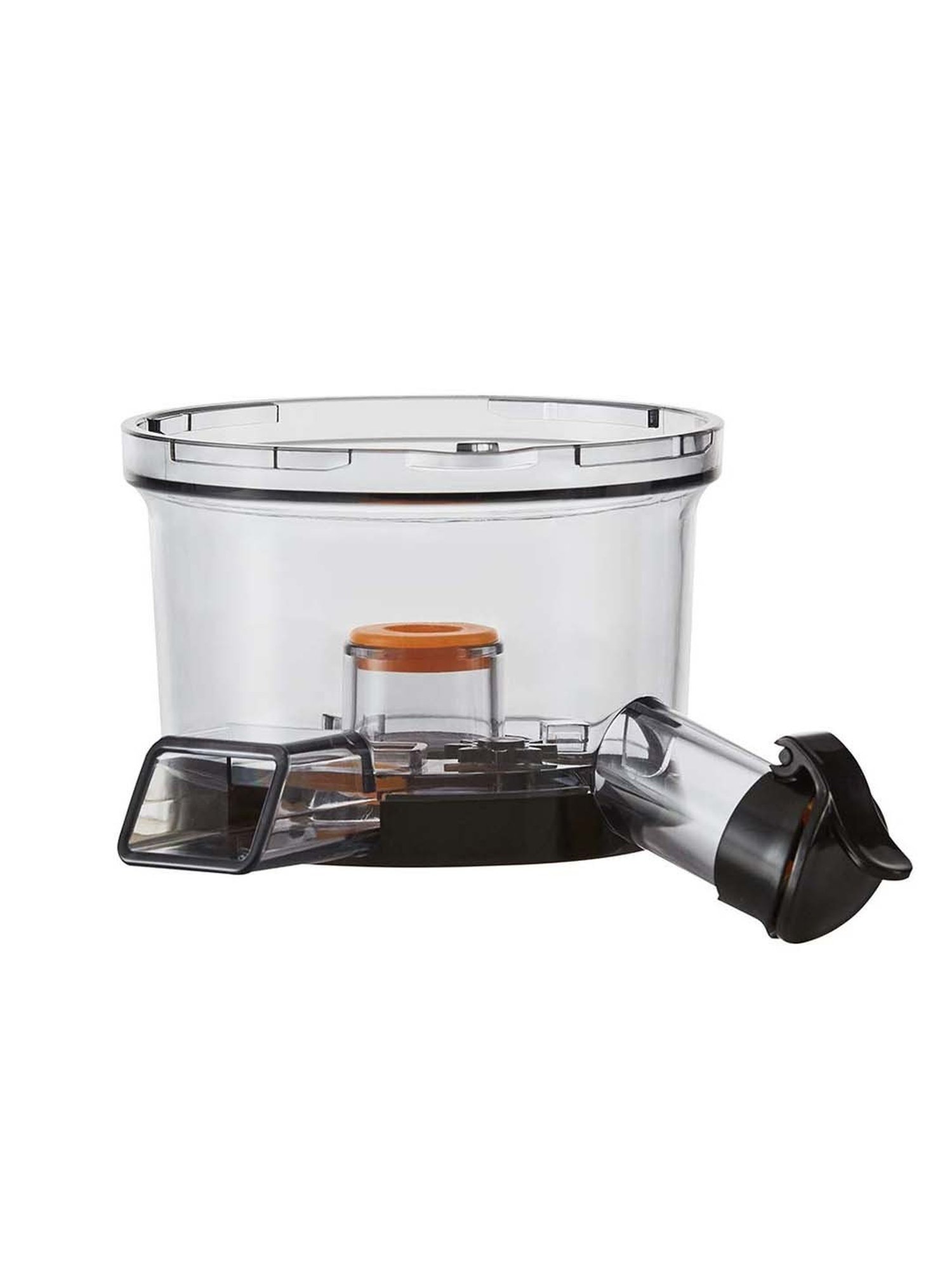 Borosil Health Pro Silver Plastic 200W Cold Press Slow Juicer