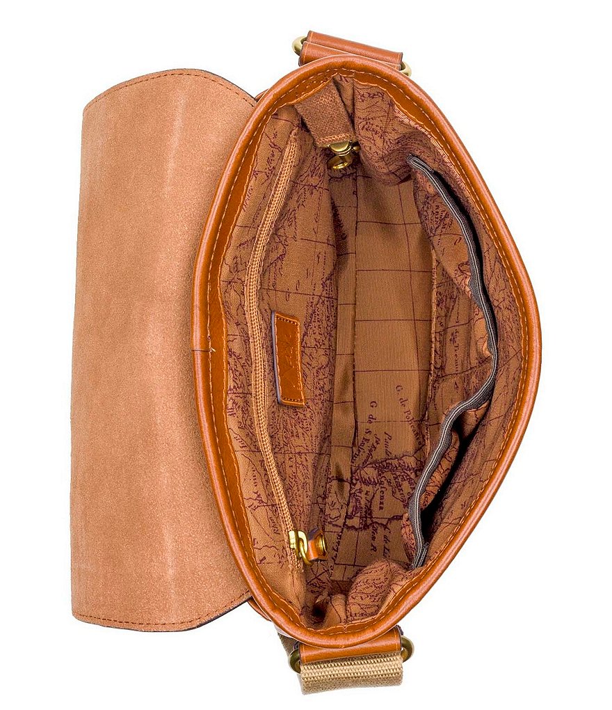 Nash Heritage II North/South Leather Crossbody Bag