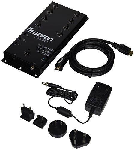 Gefen  4K DCI & ULTRA HD 1:8 HDMI Splitter with Cascading Output (Black)