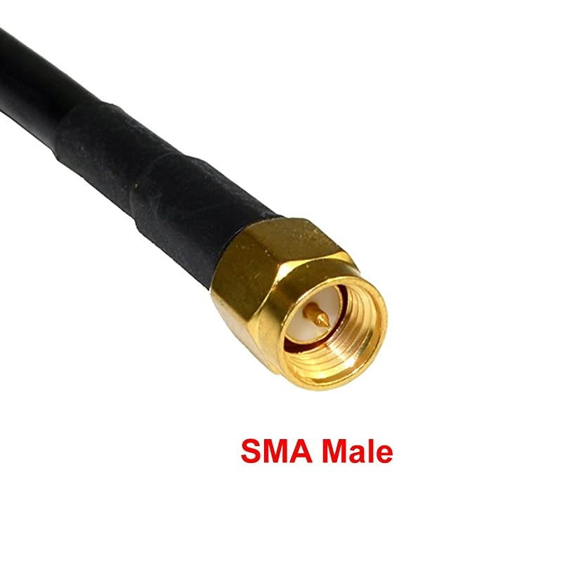 15 ft Low-Loss Coax Extension Cable (50 Ohm) - SMA Male to SMA Female - Antenna Lead Extender for 3G/4G/LTE/Ham/ADS-B/GPS/RF Radio Use (Not for TV or WiFi)