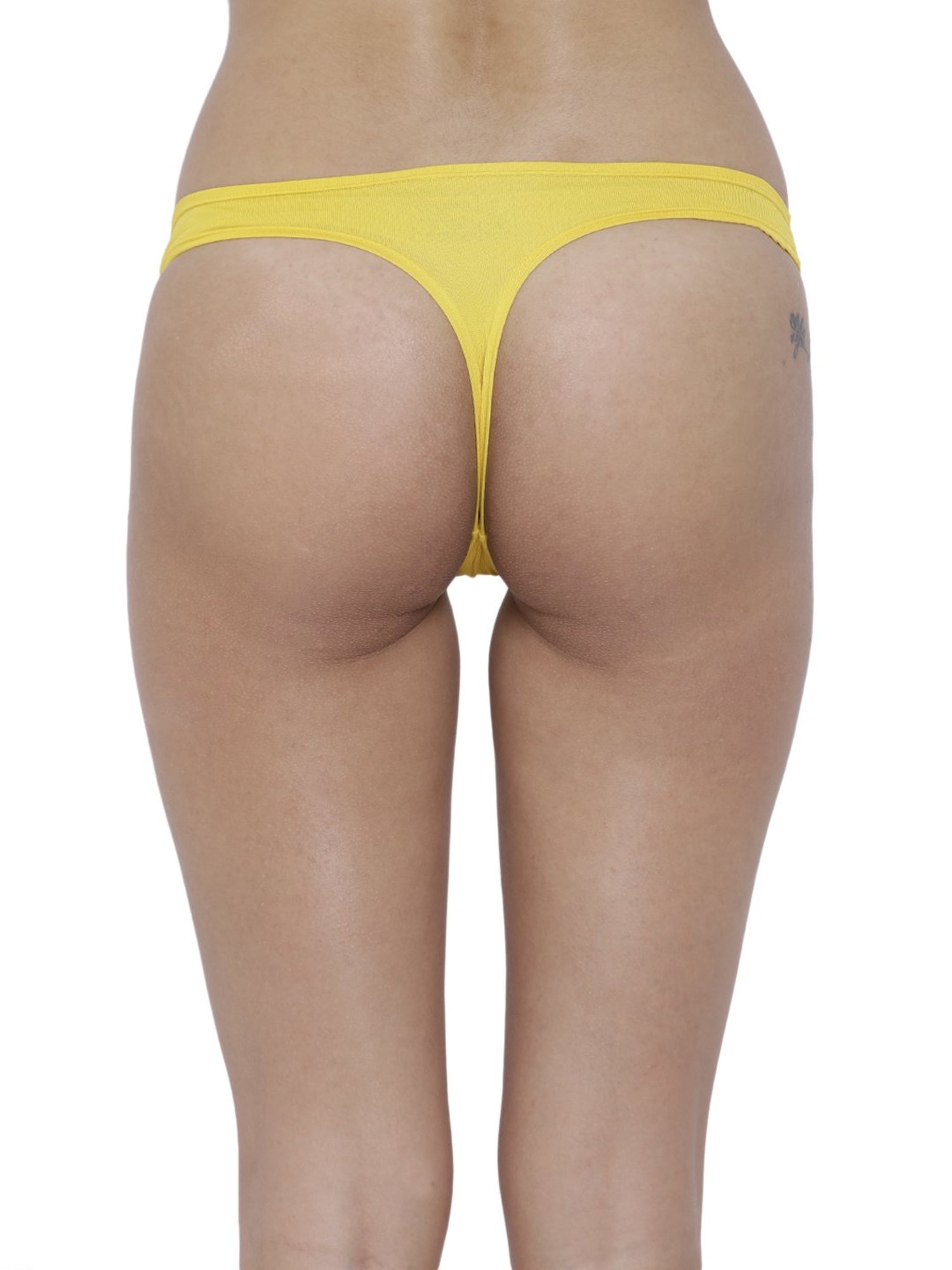 BASIICS by La Intimo Yellow Bikini Panty