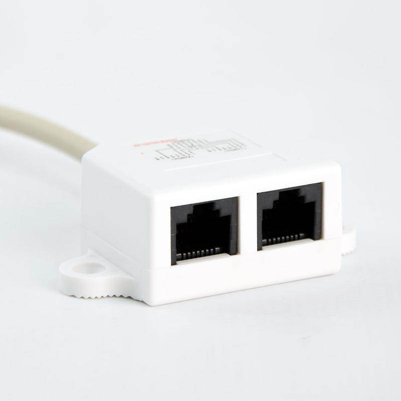 FireFold Cat5E Splitter - 10/100 Type 8 Base-T Pigtail RJ45 Splitter - 2 Adapters are Required to Split a Single line