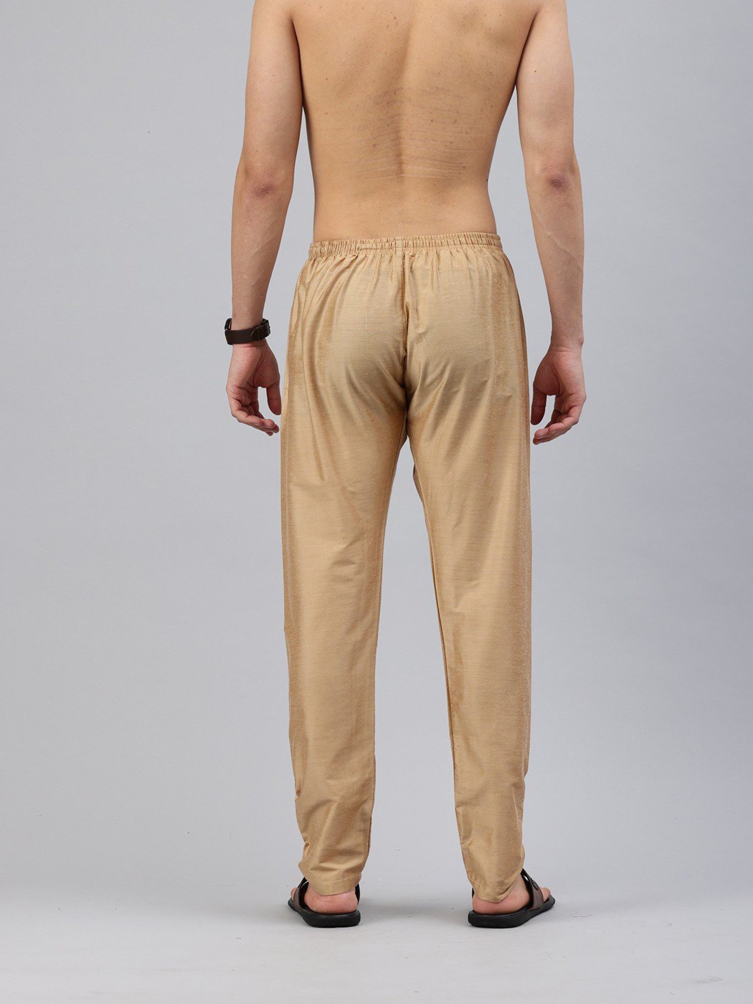 Manthan Fawn Regular Fit Pyjamas