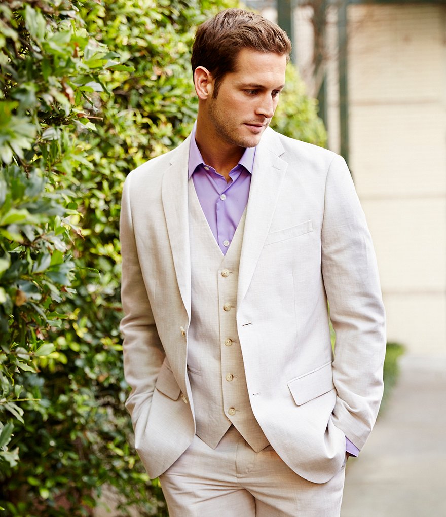 Perry Ellis Solid Suit Separates Vest