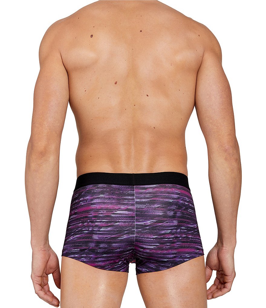 Papi Glitch Print Trunks