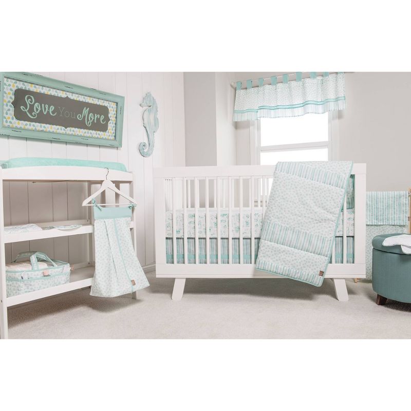 My Baby Sam Heart of Gold Crib Bedding Set - 9pc