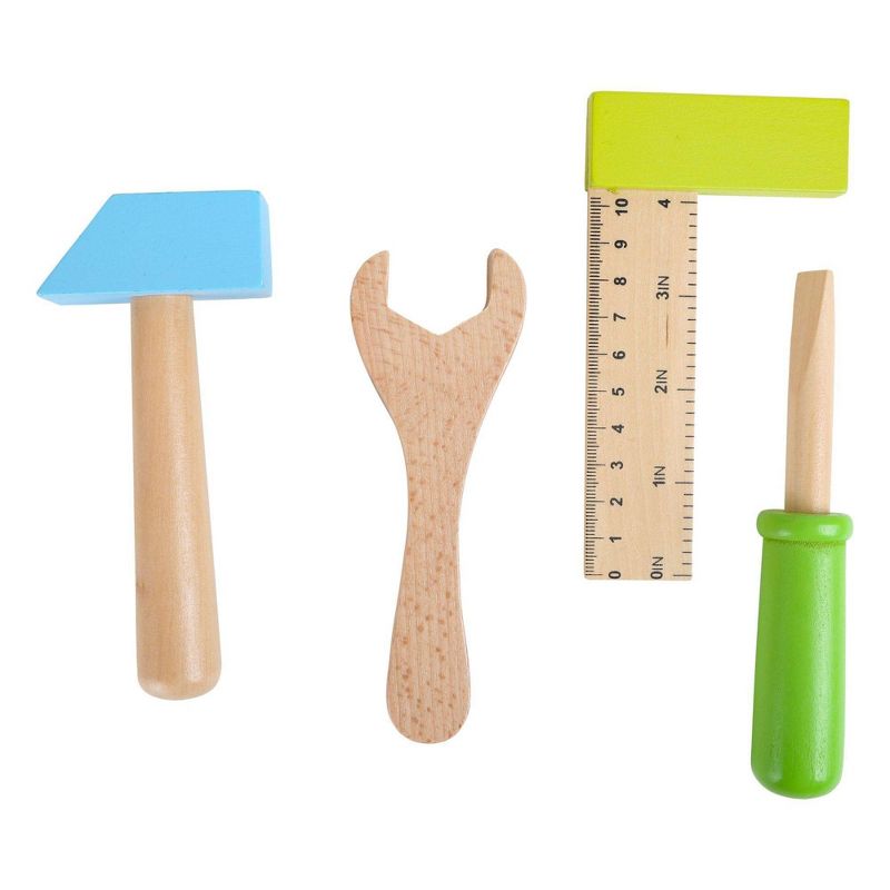Small Foot Wooden Toys Tool Belt and Accessories Adjustable Playset