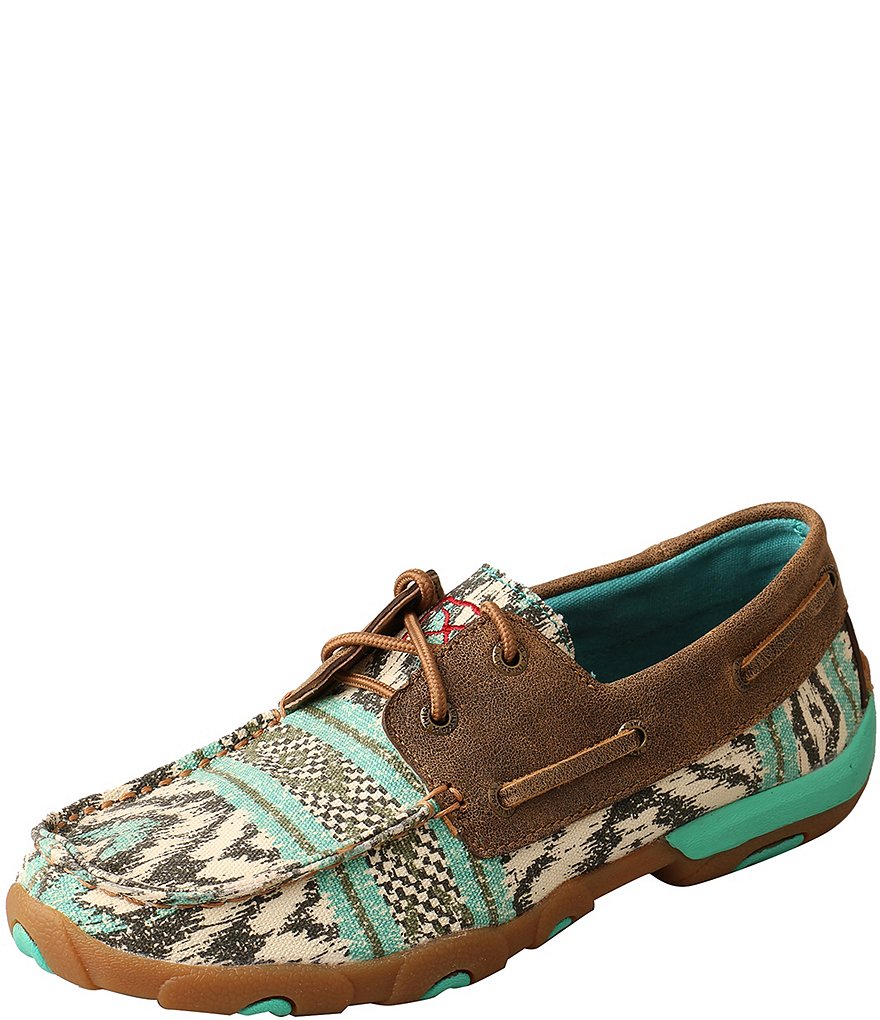 Twisted X Women's Printed Boat Driving Mocs