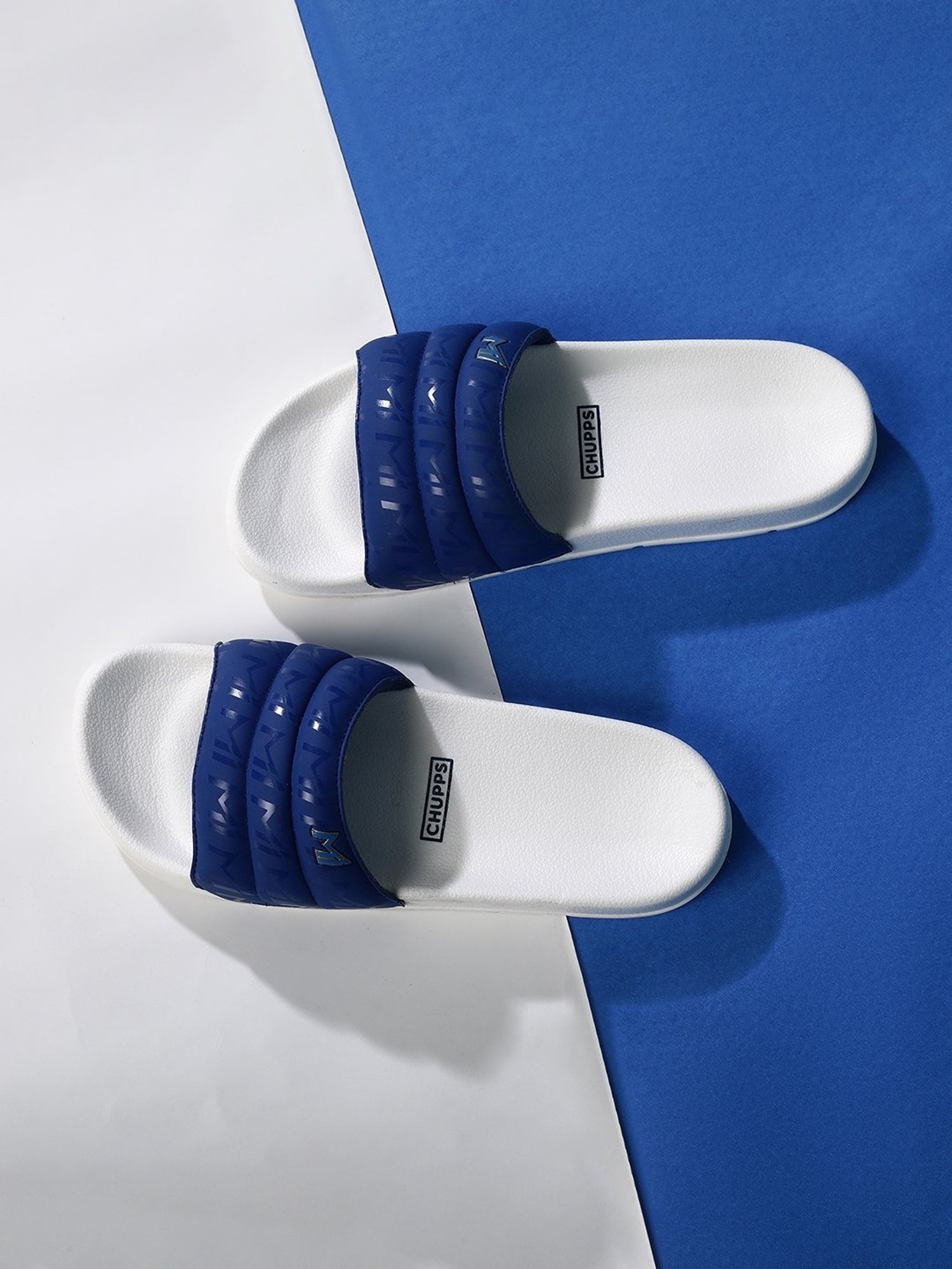 Chupps Women's MI Official Blue Slides