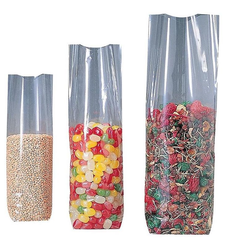 SI Products 5W x 15L x 3.5D Gusseted Polypropylene Poly HB-205C