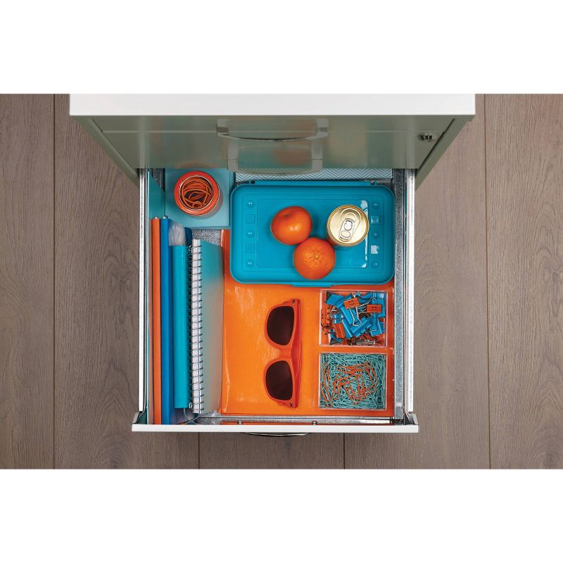 3-Drawer Filing Cabinet Steel Off-White - Hirsh