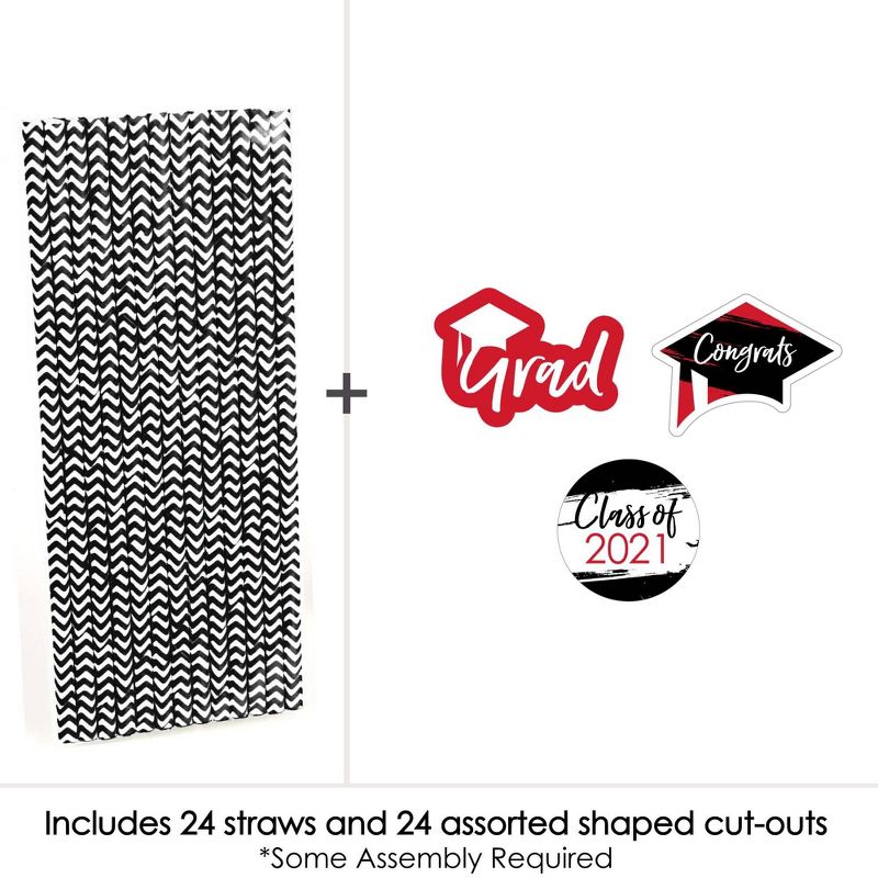 Big Dot of Happiness Senior Strong - Hanging Porch Class of 2021 Graduation Party Outdoor Decorations - Front Door Decor - 1 Piece Sign