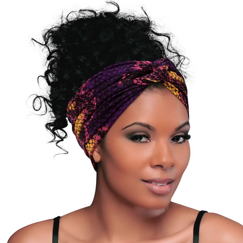 Evolve Products Wide Infinity Headband - Snakeskin