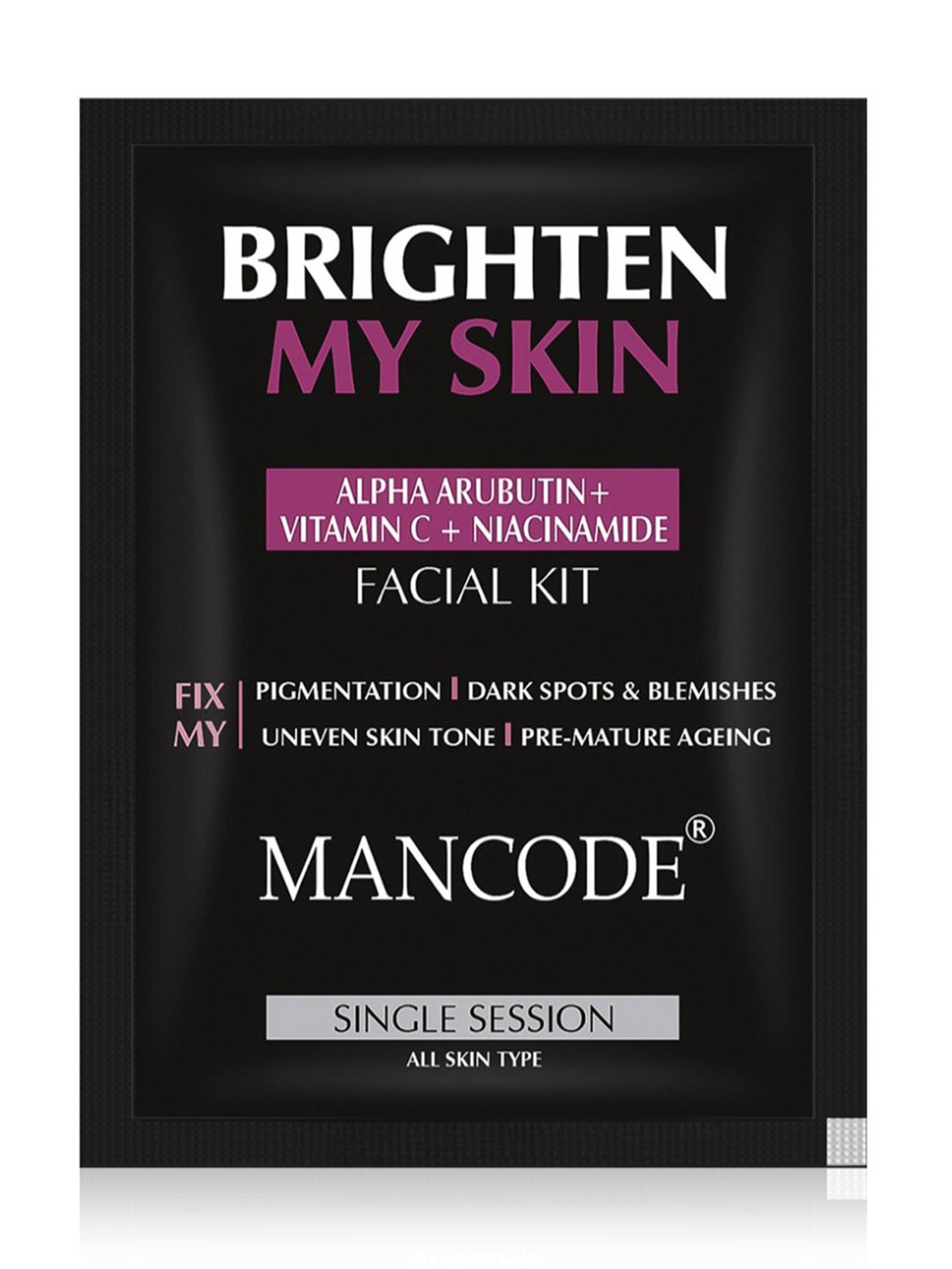 Mancode Brighten My Skin Facial Kit