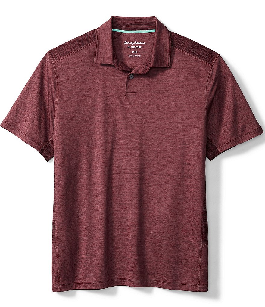 Tommy Bahama Big & Tall Solid Palm Coast Delray Short-Sleeve Recycled Materials Polo Shirt