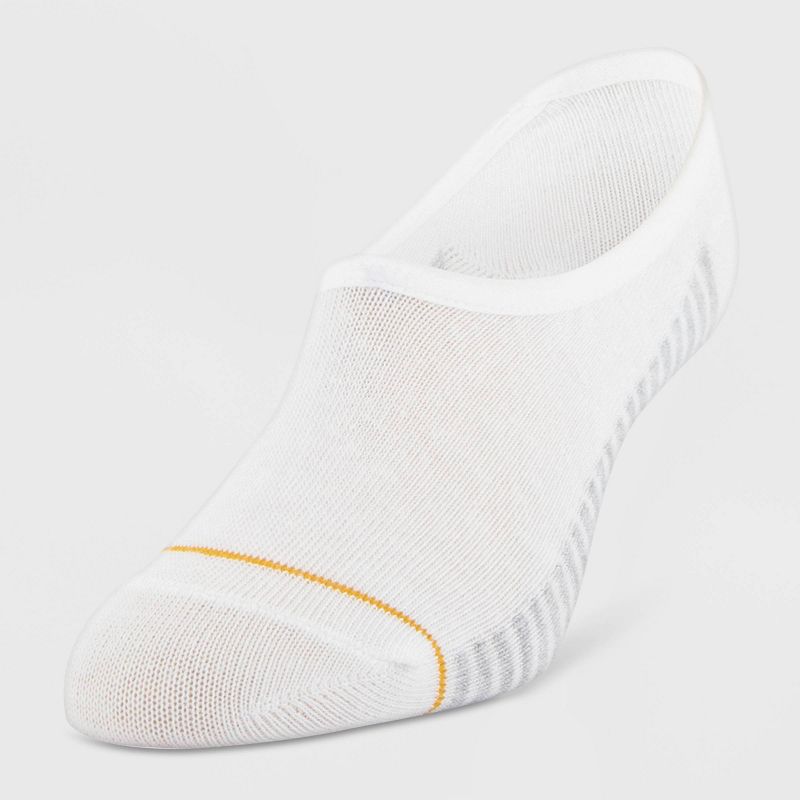 All Pro Women's 3+1 Bonus Pack Ultra Striped Low Liner Socks - White 4-10