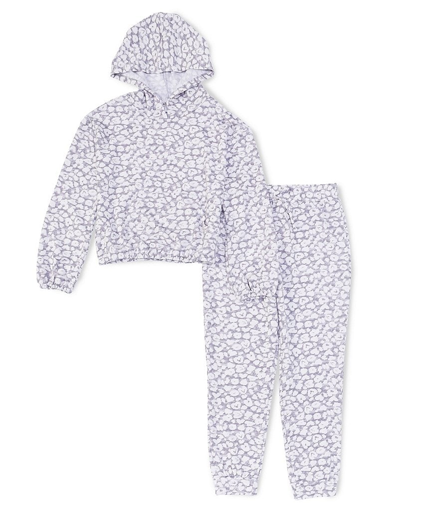 Ally B Big Girls 7-16 Flutter-Sleeve Dotted Top & Shorts Set